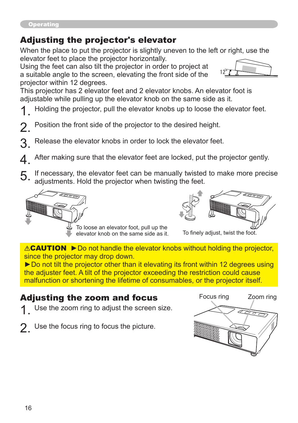 Hitachi CPX1 User Manual | Page 16 / 66