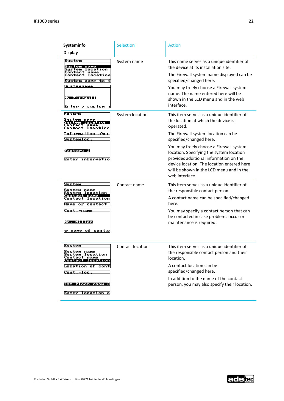 ADS-TEC IF1000 User Manual | Page 23 / 46