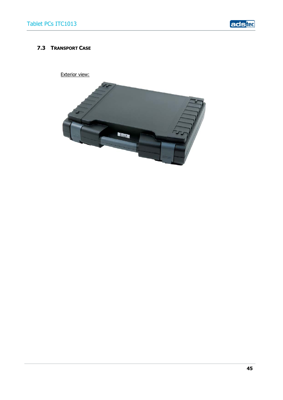 3 transport case | ADS-TEC ITC1013 User Manual | Page 45 / 69