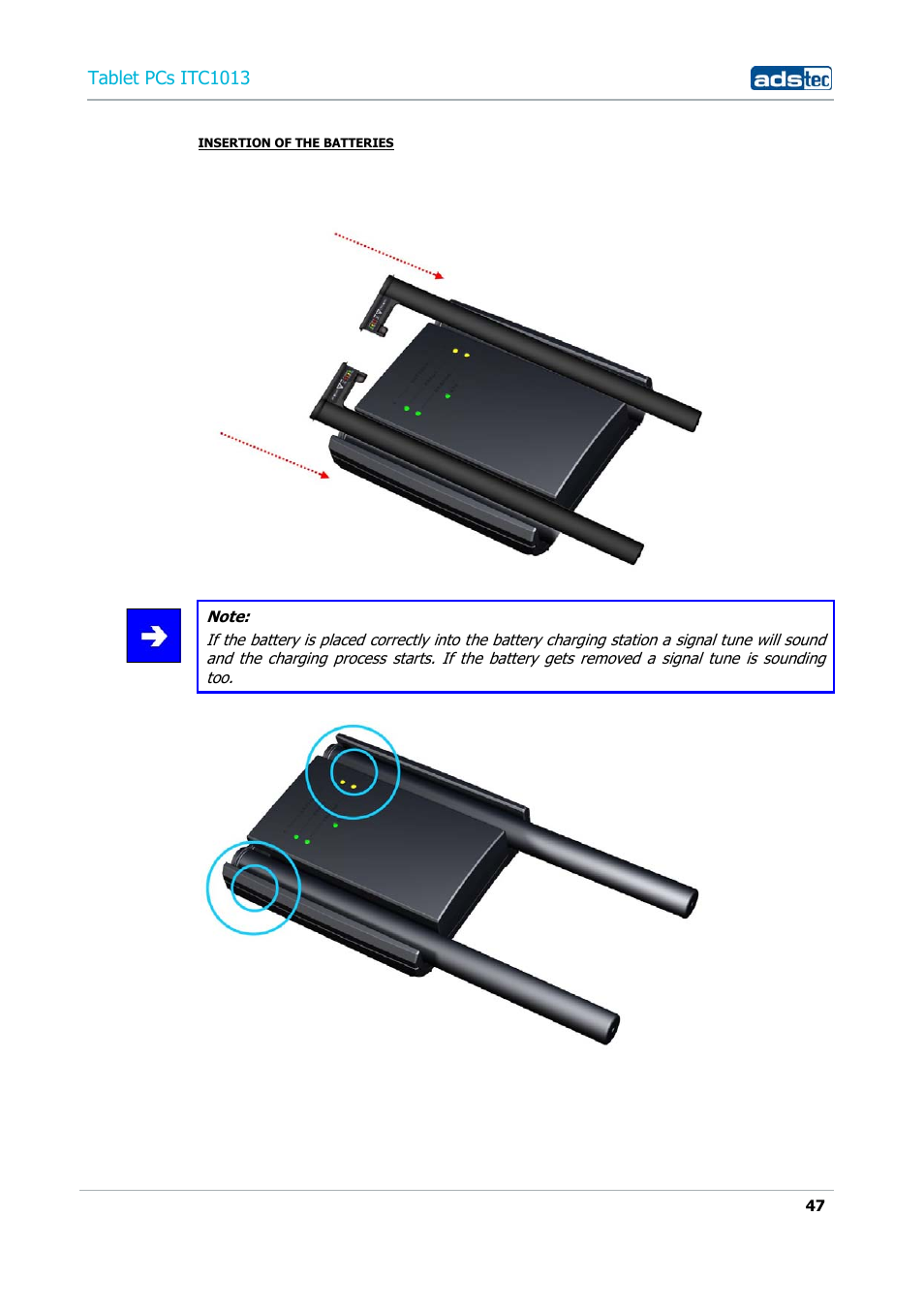 Tablet pcs itc1013 | ADS-TEC ITC1013 User Manual | Page 47 / 69