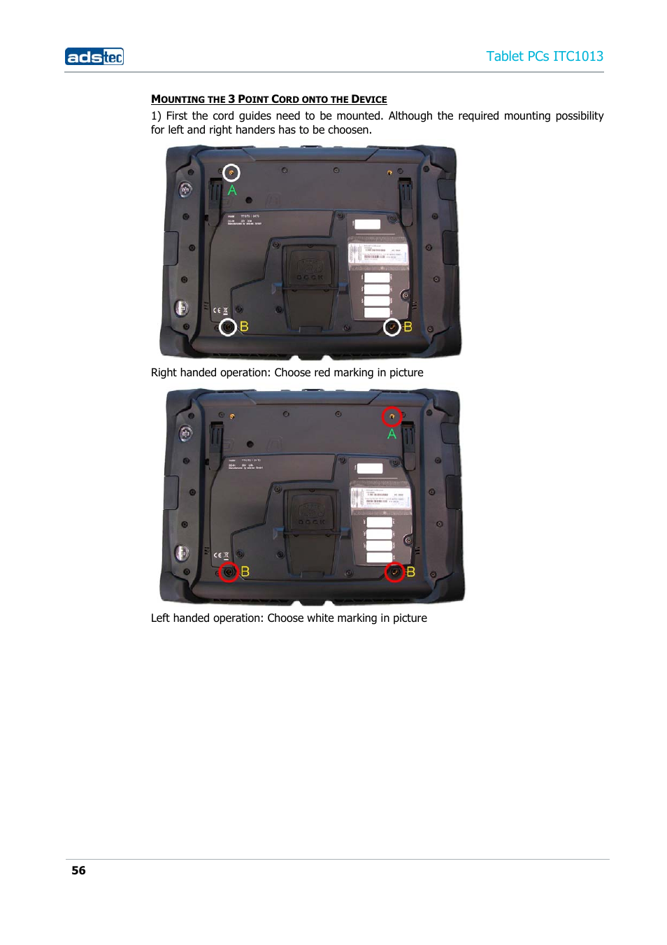 Tablet pcs itc1013 | ADS-TEC ITC1013 User Manual | Page 56 / 69