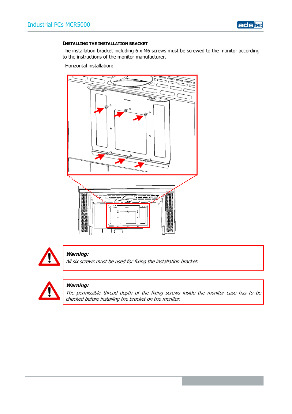 Industrial pcs mcr5000 | ADS-TEC MCR5000 User Manual | Page 17 / 40