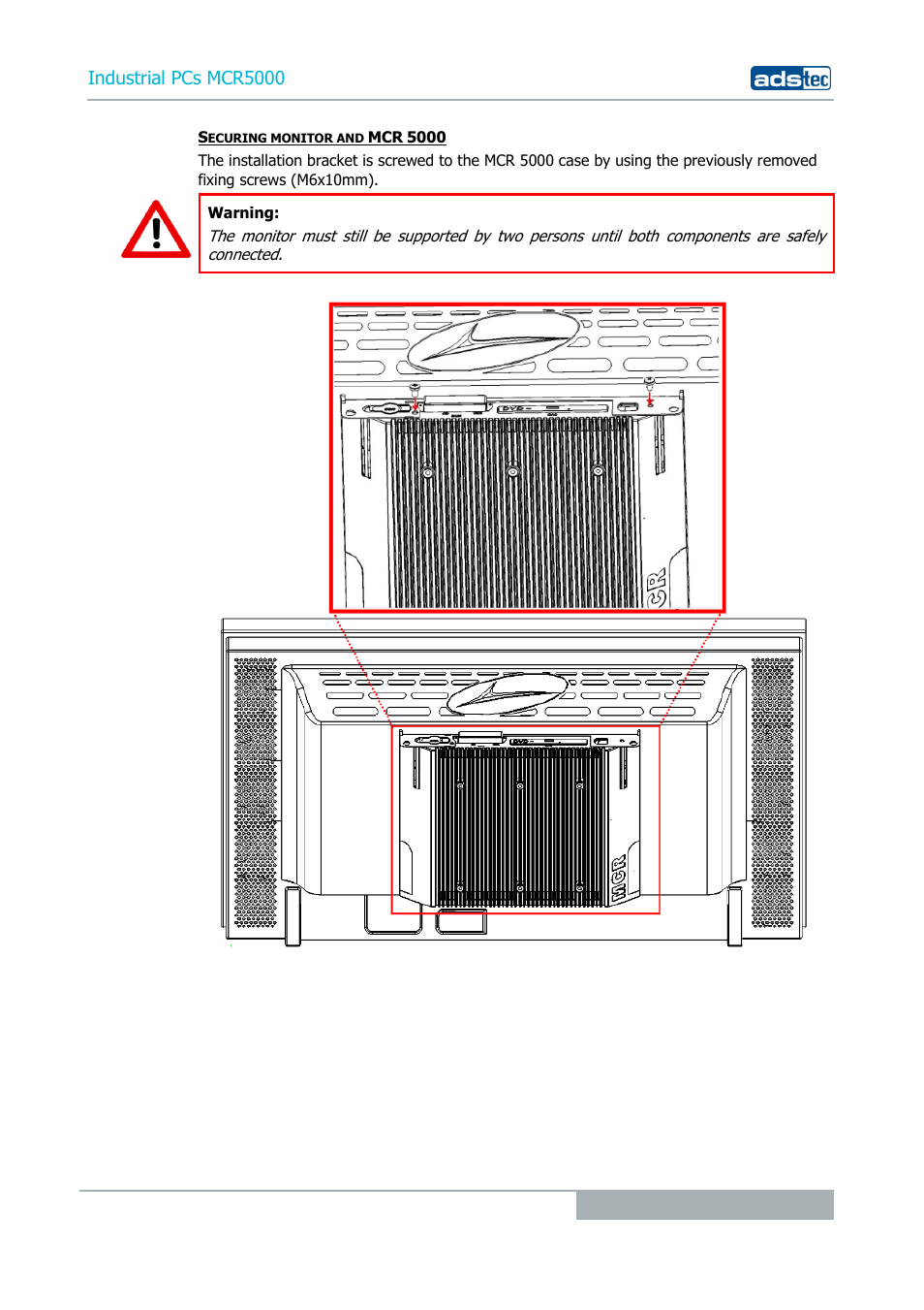 Industrial pcs mcr5000 | ADS-TEC MCR5000 User Manual | Page 21 / 40