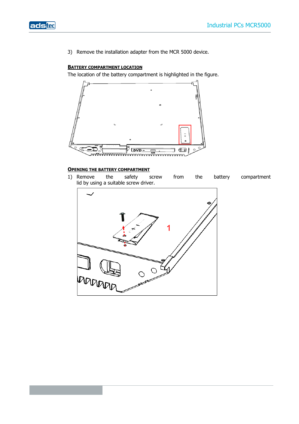 Industrial pcs mcr5000 | ADS-TEC MCR5000 User Manual | Page 36 / 40