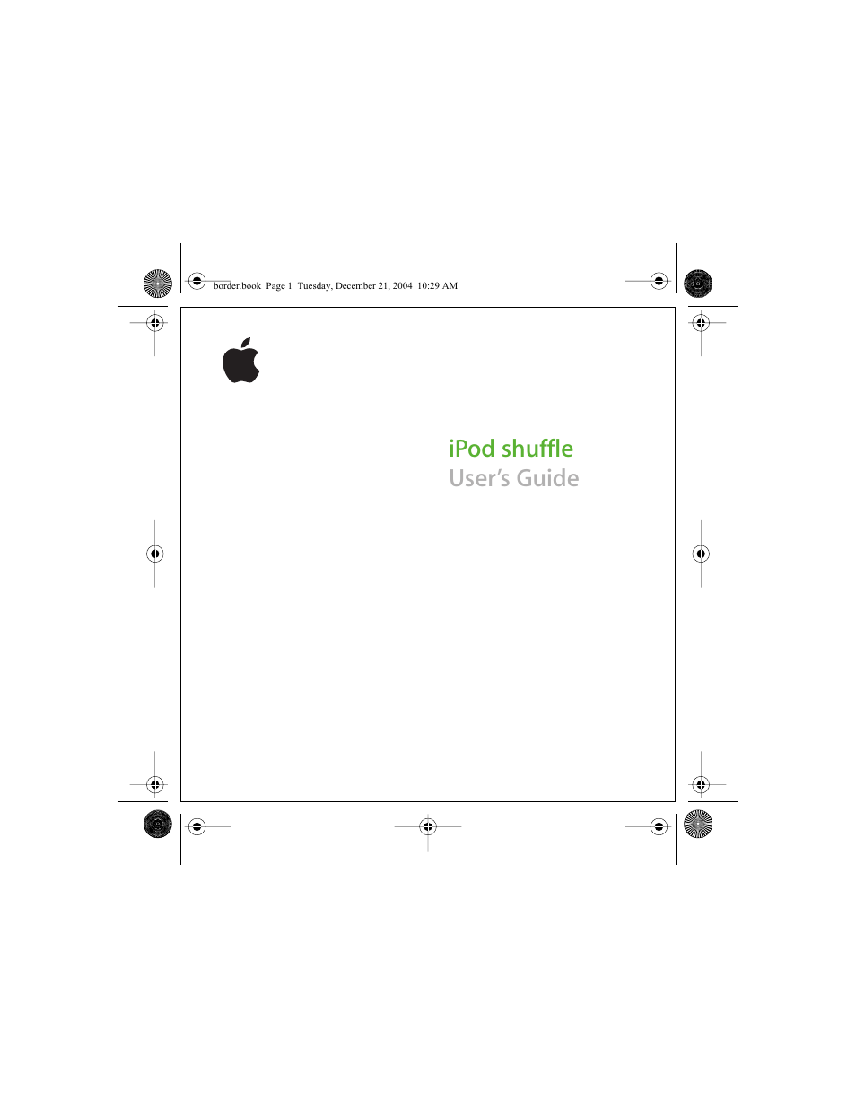 Apple iPod shuffle (User’s Guide) User Manual | 32 pages