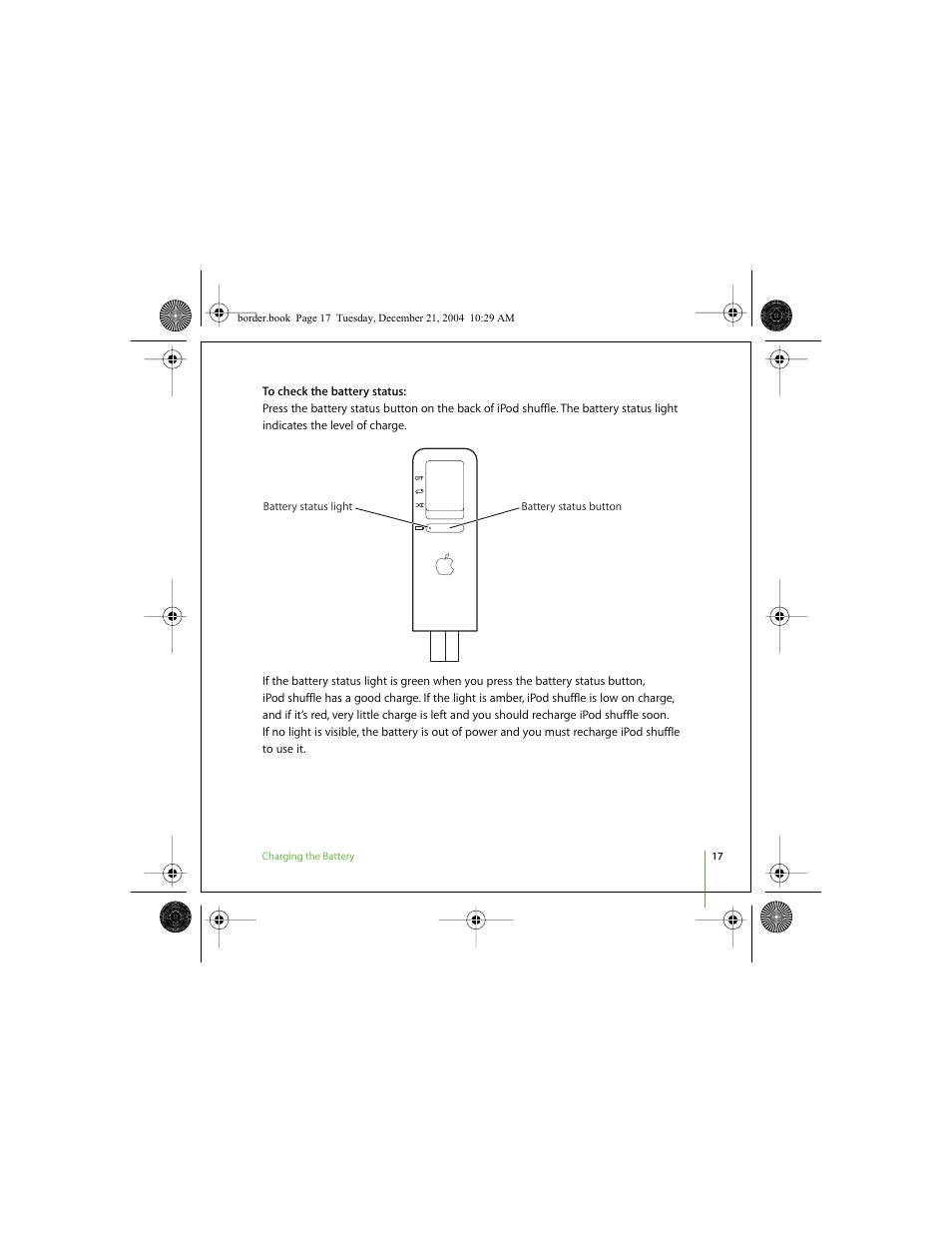 Apple iPod shuffle (User’s Guide) User Manual | Page 17 / 32