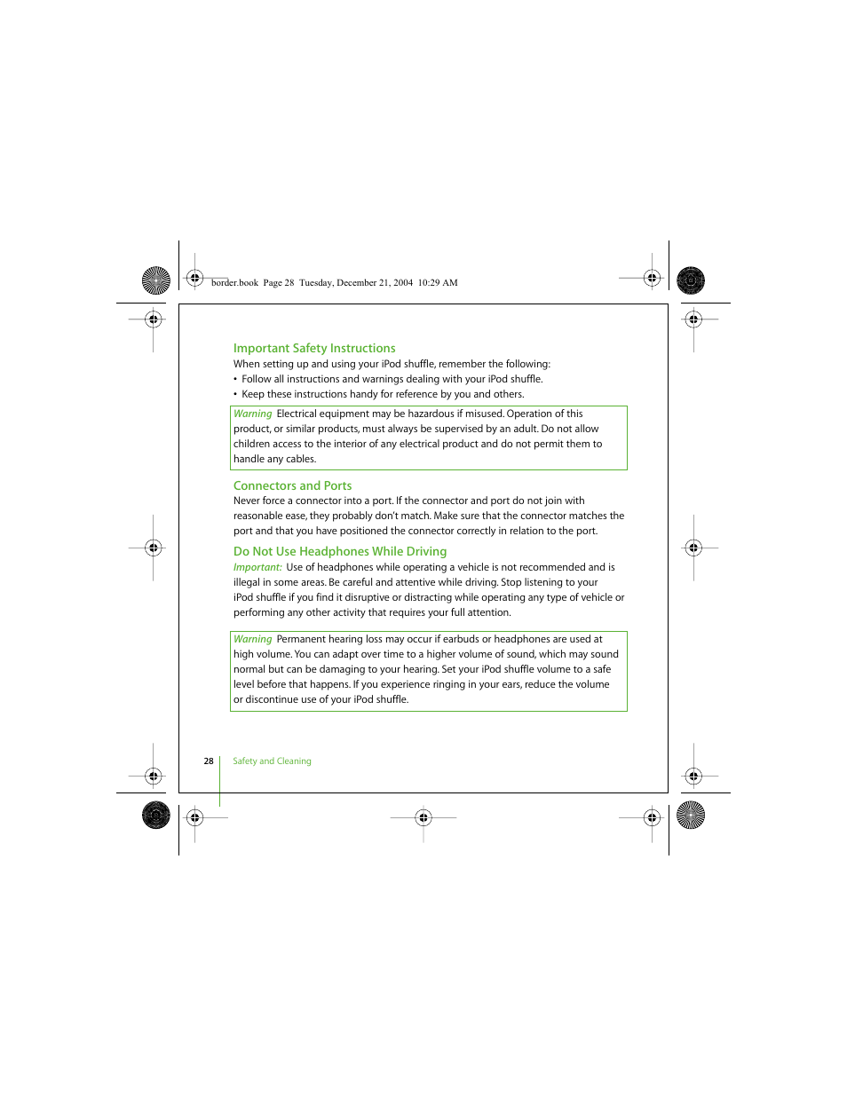 Apple iPod shuffle (User’s Guide) User Manual | Page 28 / 32