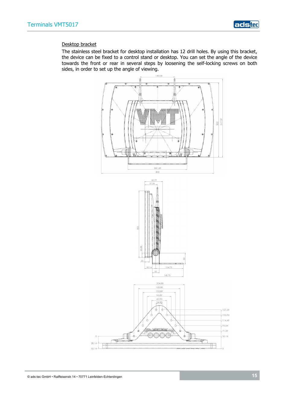 ADS-TEC VMT5017 (2010) User Manual | Page 15 / 34