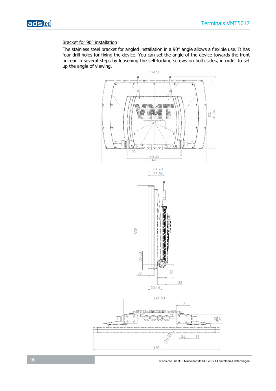 ADS-TEC VMT5017 (2010) User Manual | Page 16 / 34