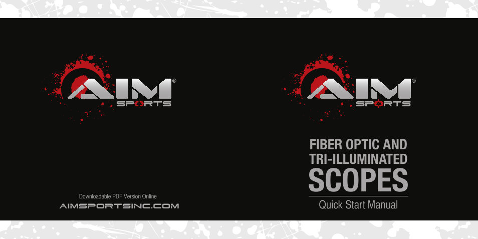 AIM Sports Fiber Optic Tri-Illuminated Scopes User Manual | 18 pages