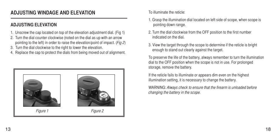 AIM Sports Fiber Optic Tri-Illuminated Scopes User Manual | Page 16 / 18