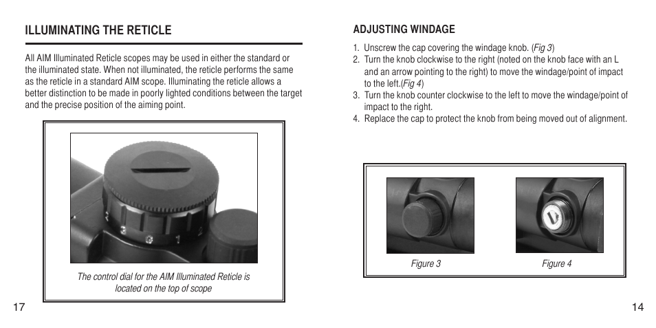AIM Sports Fiber Optic Tri-Illuminated Scopes User Manual | Page 17 / 18