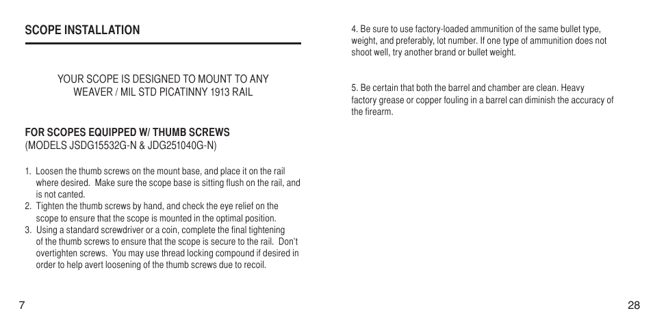 AIM Sports Green Laser Scopes User Manual | Page 10 / 20