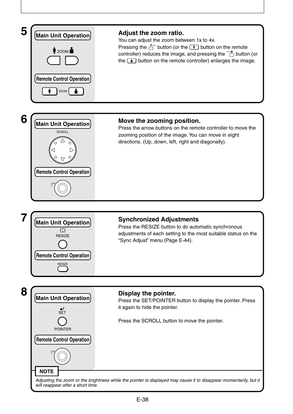 Nippon Aviotronics Multi-Function LCD Projector MP-50E User Manual | Page 38 / 59