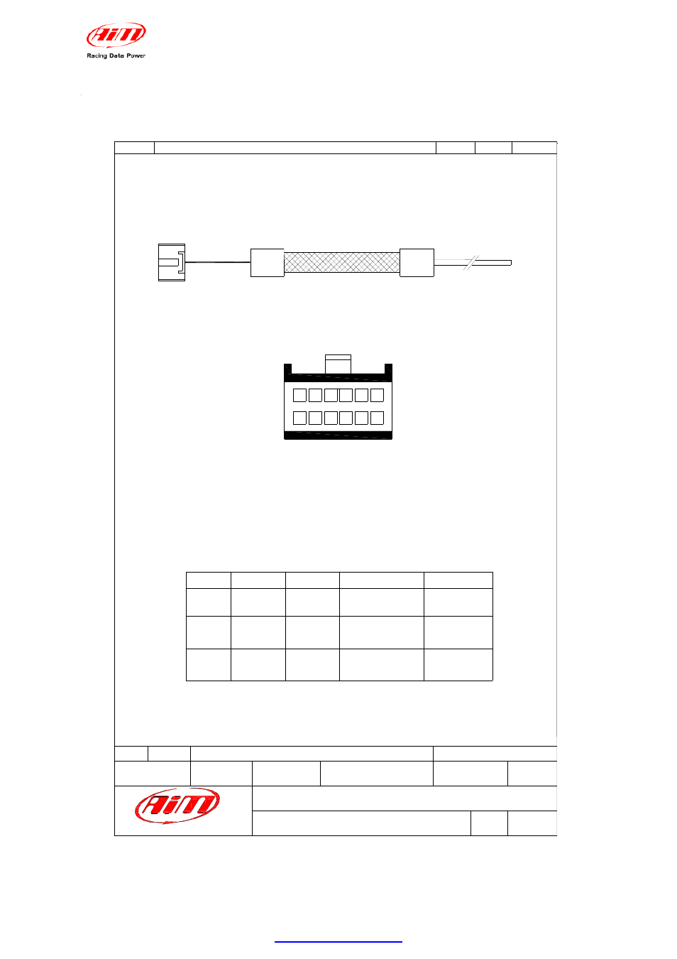 A.2 – mxl strada/pista wirings, Mxl strada standard cable, Mxl user manual release 1.24 | AiM MXL User Manual | Page 34 / 45