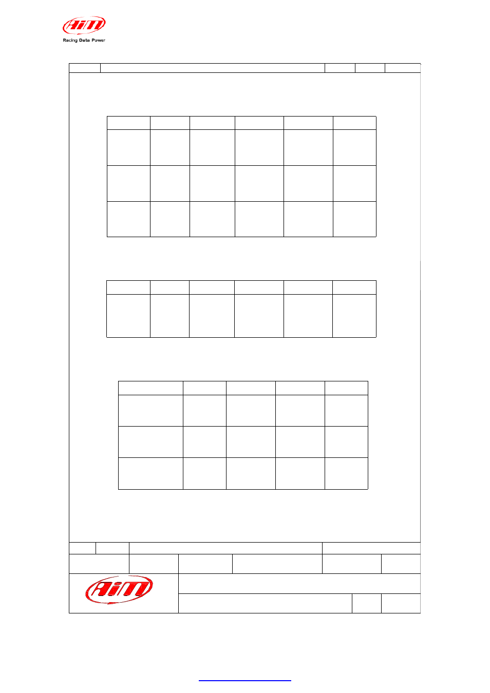 AiM MXL User Manual | Page 42 / 45