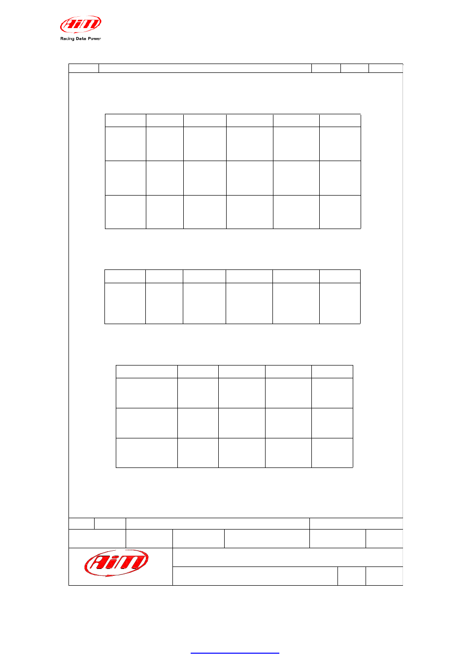 AiM MXL User Manual | Page 44 / 45