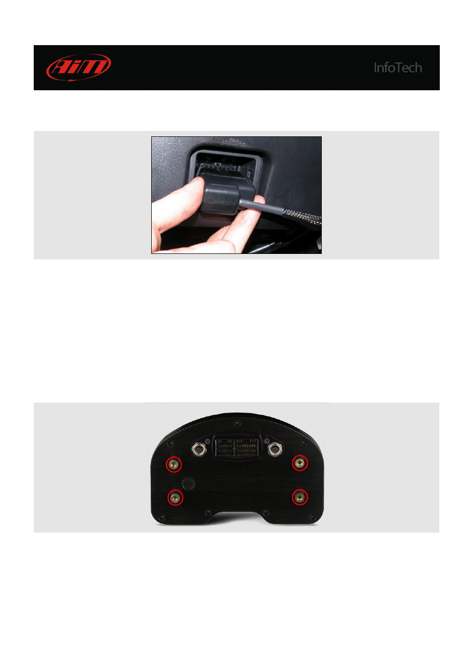 AiM Plug & Play Kit MXL Subaru User Manual | Page 11 / 28