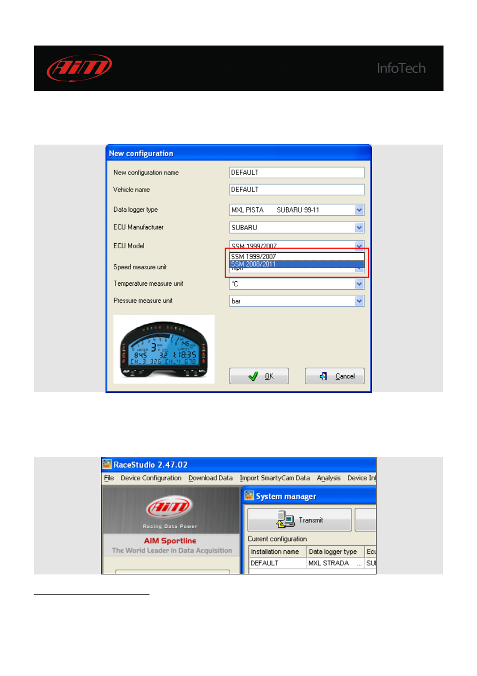 AiM Plug & Play Kit MXL Subaru User Manual | Page 16 / 28