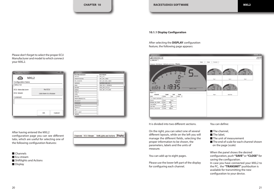 AiM MXL2 User Manual | Page 11 / 22