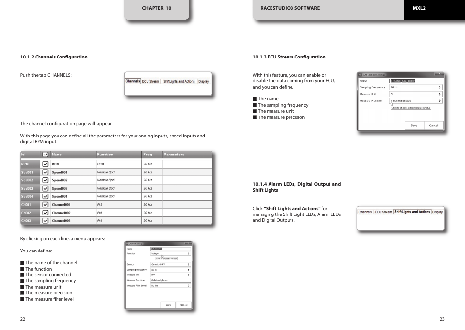 AiM MXL2 User Manual | Page 12 / 22