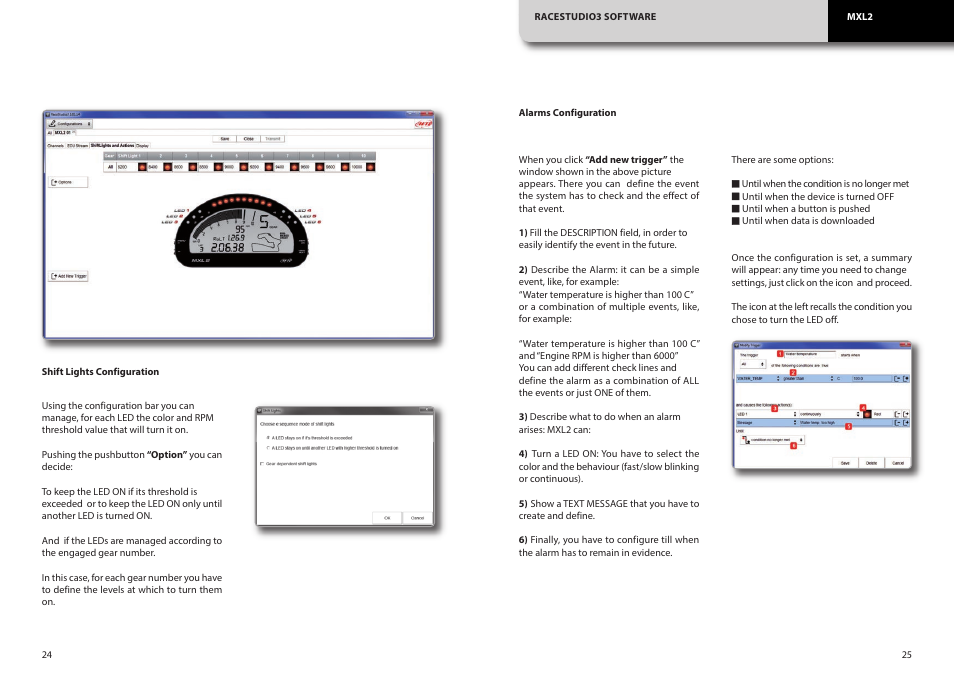 AiM MXL2 User Manual | Page 13 / 22