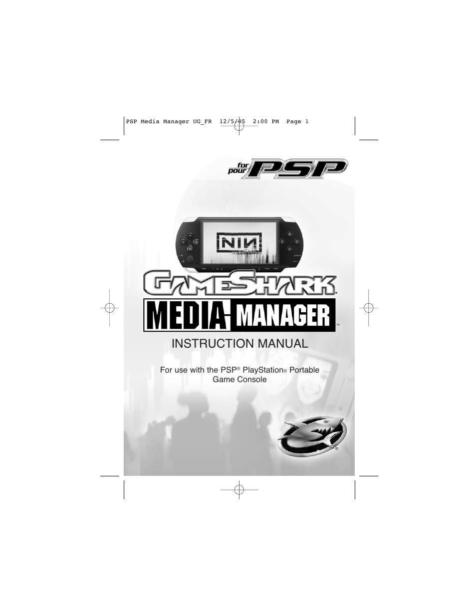 Mad Catz GameShark Media Manager for PSP User Manual | 15 pages