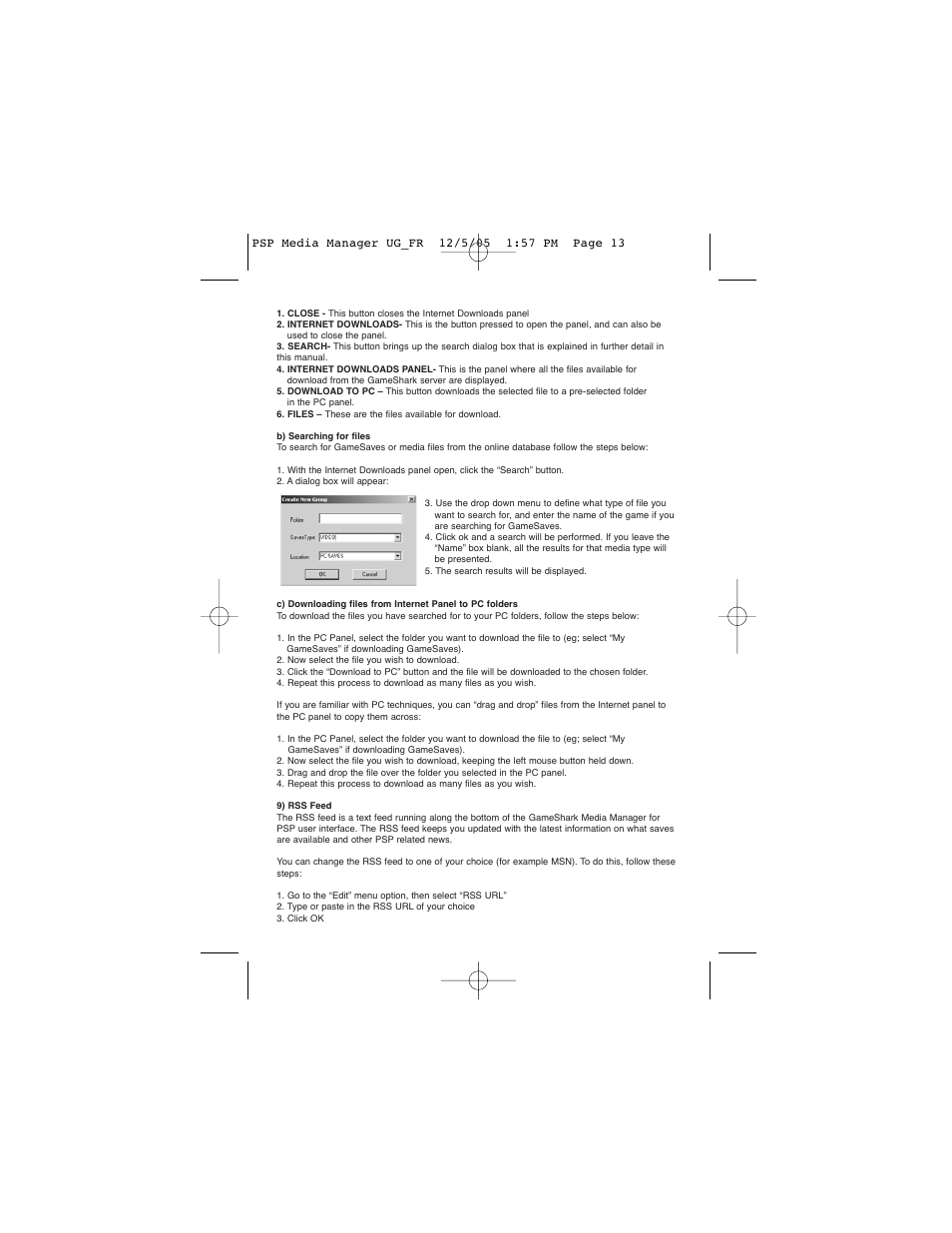 Mad Catz GameShark Media Manager for PSP User Manual | Page 13 / 15