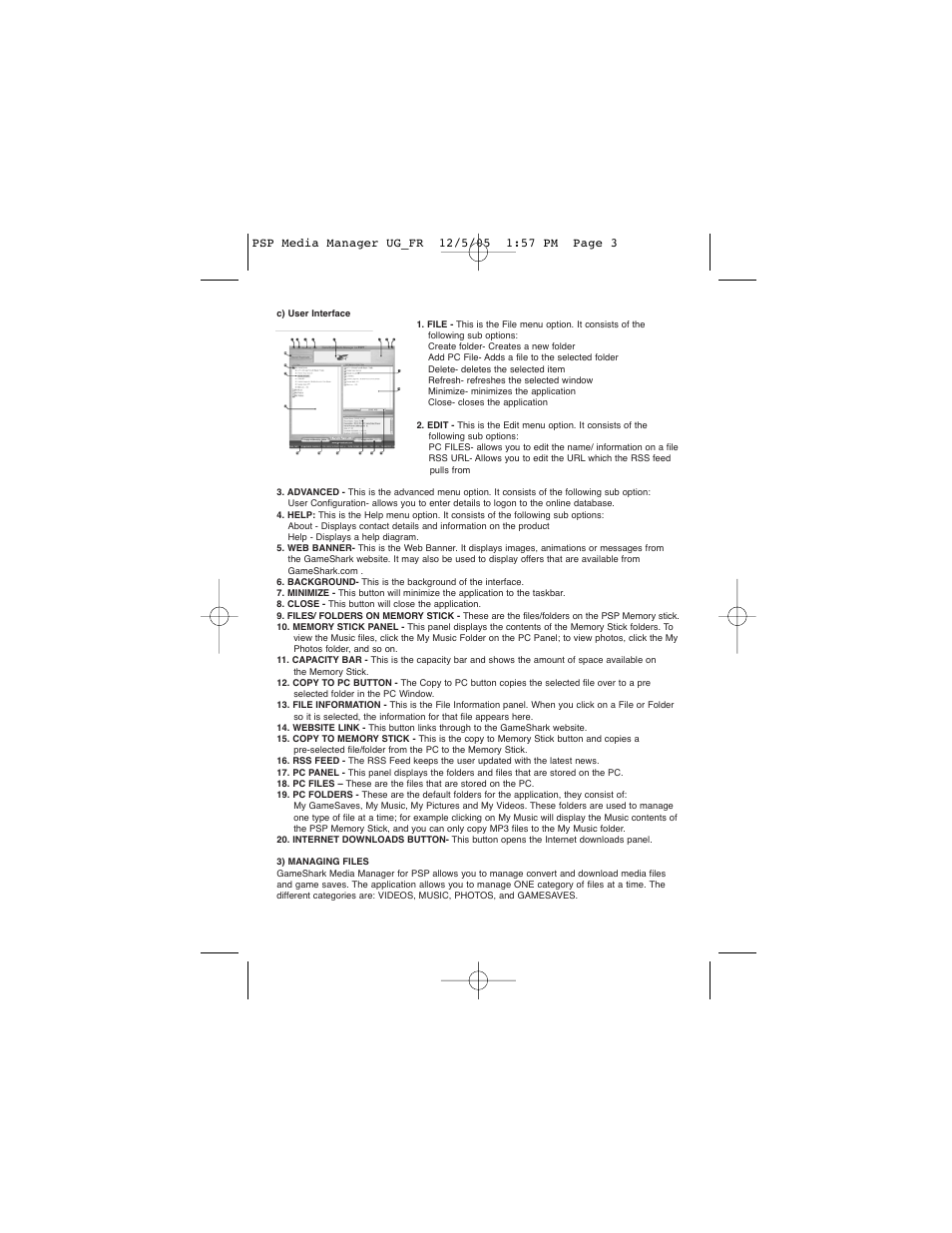 Mad Catz GameShark Media Manager for PSP User Manual | Page 3 / 15