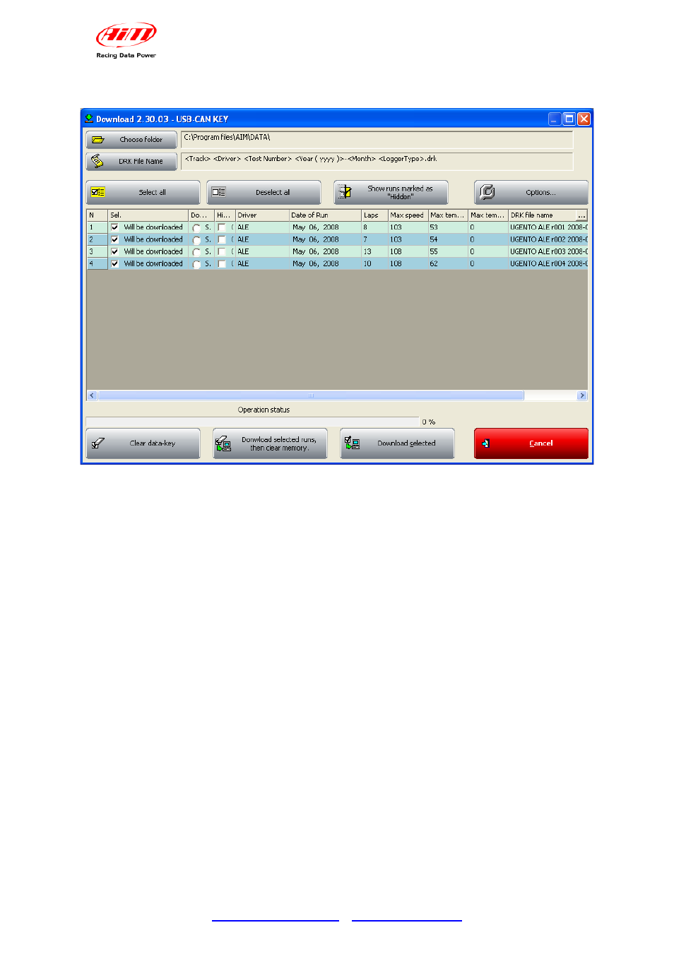 AiM MyChron4 User manual User Manual | Page 22 / 24