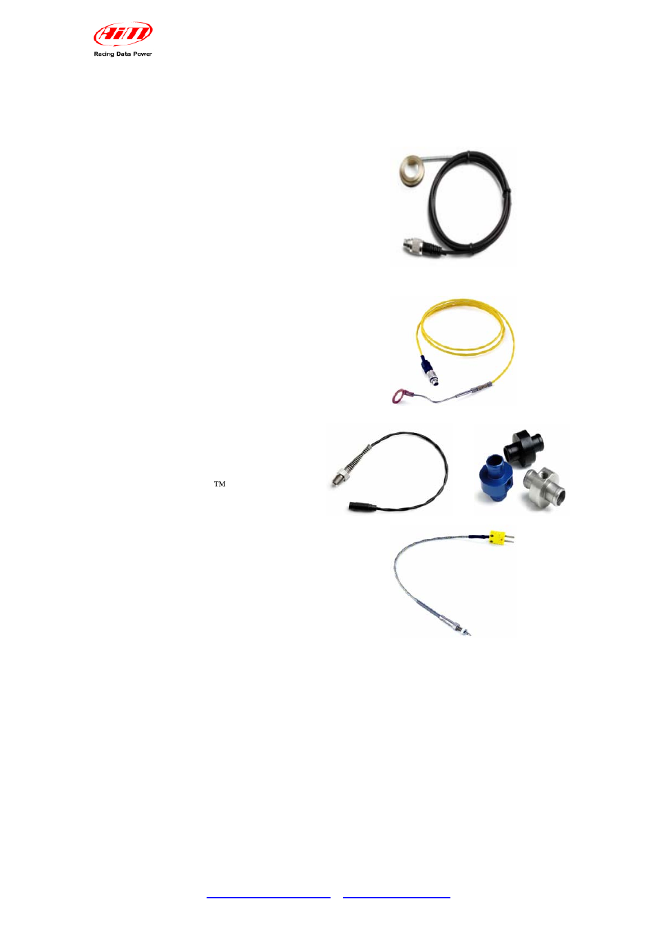 3 –temperature sensors for mychron4 | AiM MyChron4 User manual User Manual | Page 7 / 24