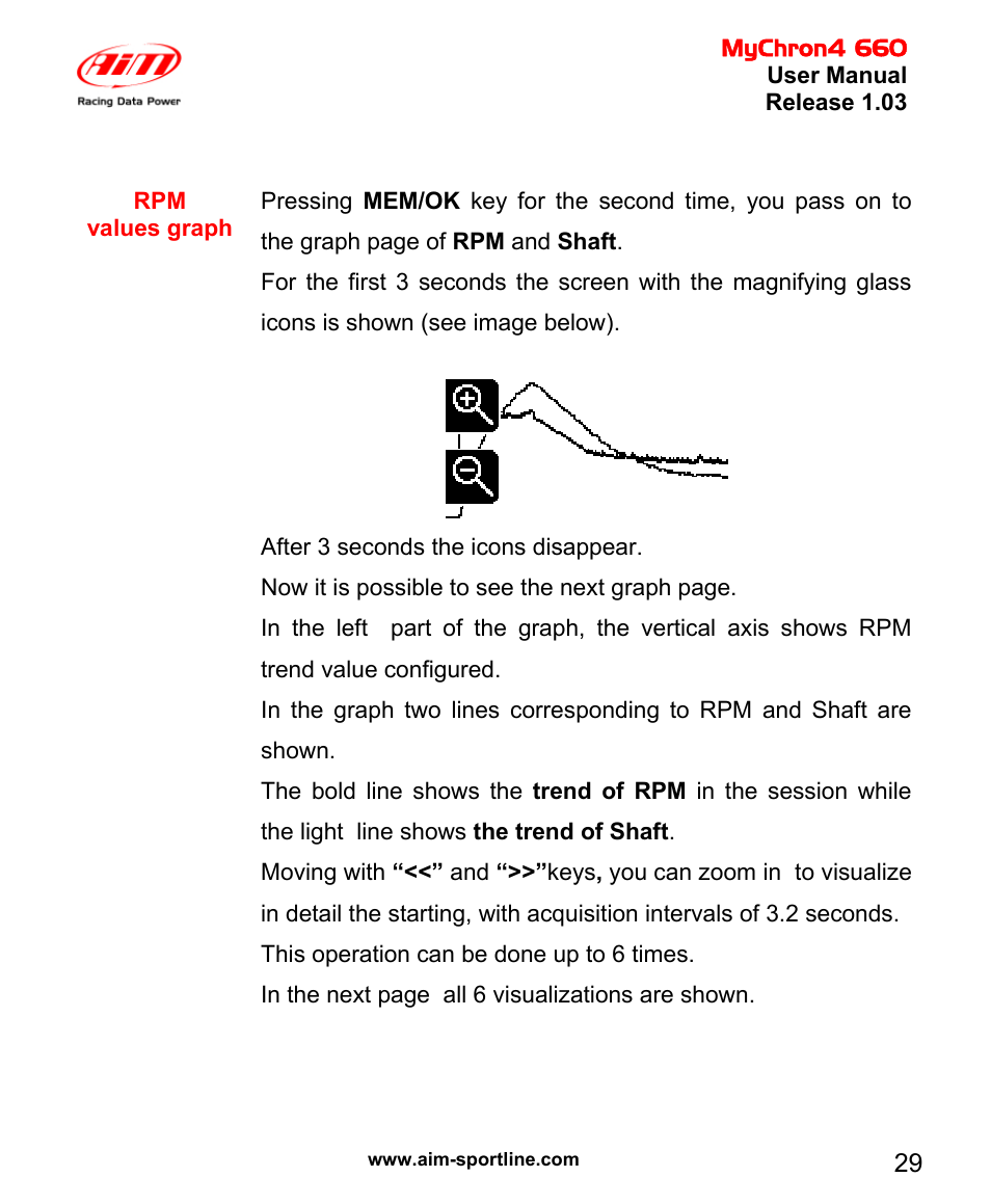 AiM MyChron4 660 User Manual | Page 30 / 87