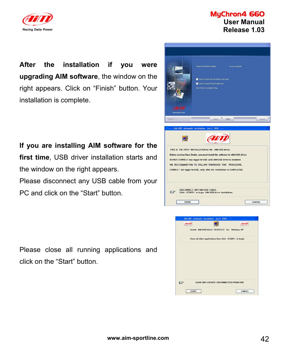AiM MyChron4 660 User Manual | Page 43 / 87