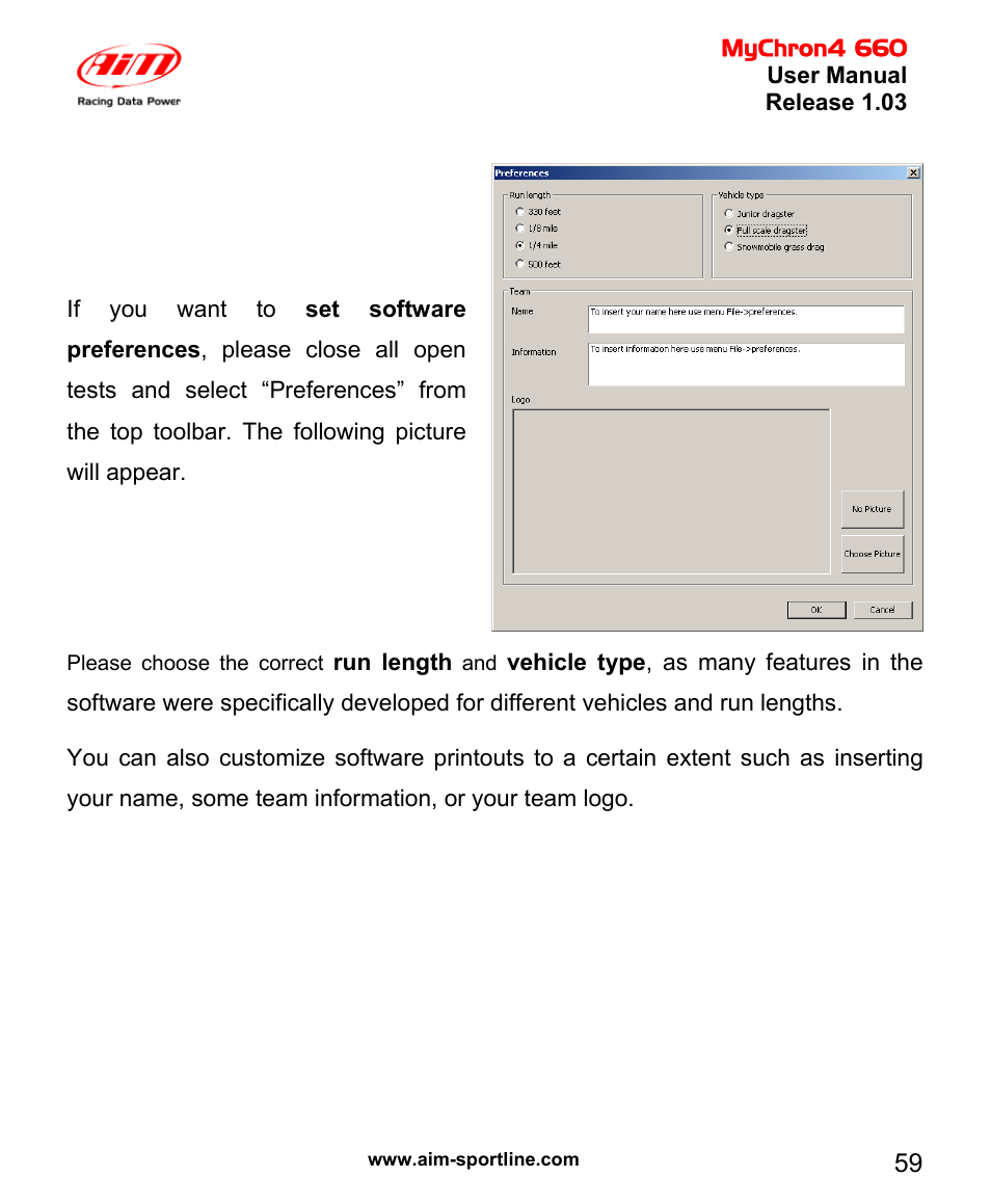 AiM MyChron4 660 User Manual | Page 60 / 87