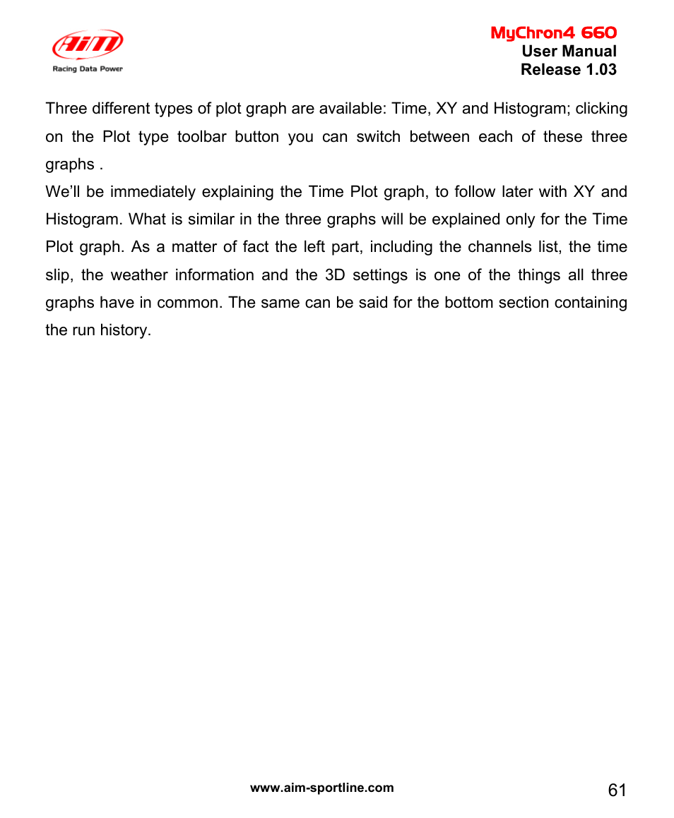 AiM MyChron4 660 User Manual | Page 62 / 87