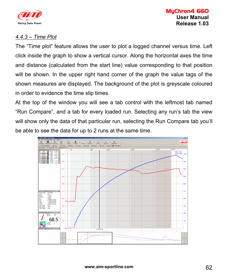 AiM MyChron4 660 User Manual | Page 63 / 87