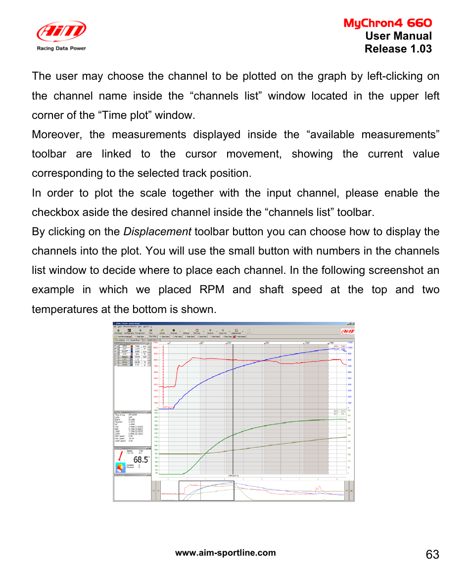 AiM MyChron4 660 User Manual | Page 64 / 87