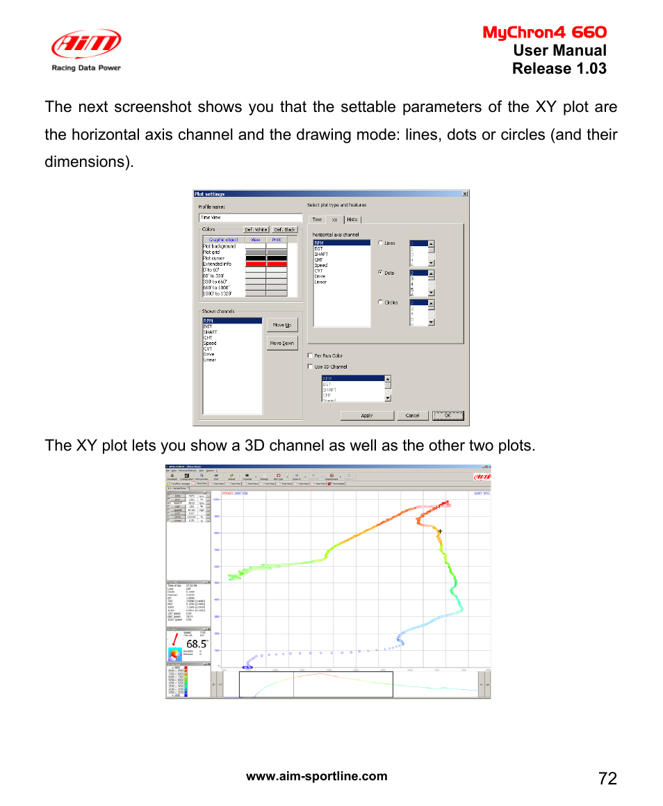 AiM MyChron4 660 User Manual | Page 73 / 87