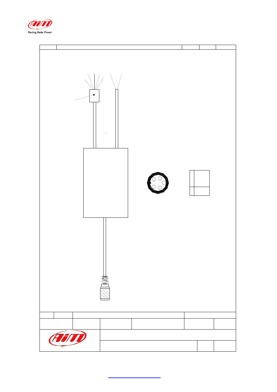 Can + rs232 ecu bridge pinout, Can+r s 232 ecu bridge, Racing data power | AiM ECU Bridge User Manual | Page 18 / 18