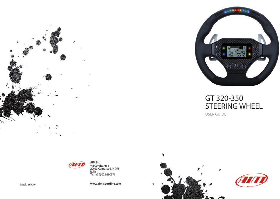 AiM GT Steering Wheel User Manual | 24 pages