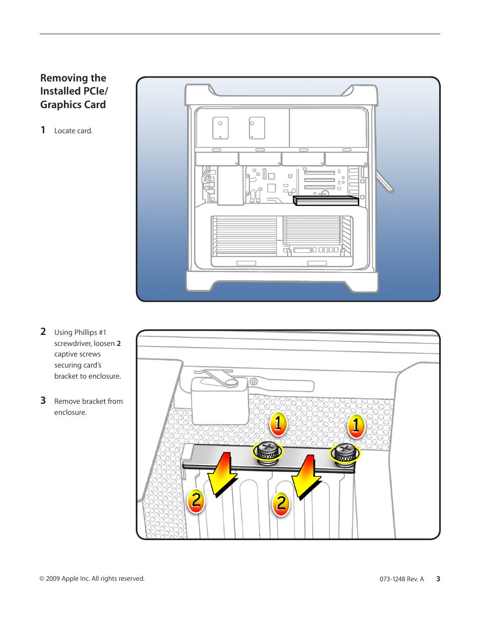 Apple Mac Pro (PCIe/Graphics Card Replacement) User Manual | Page 3 / 6