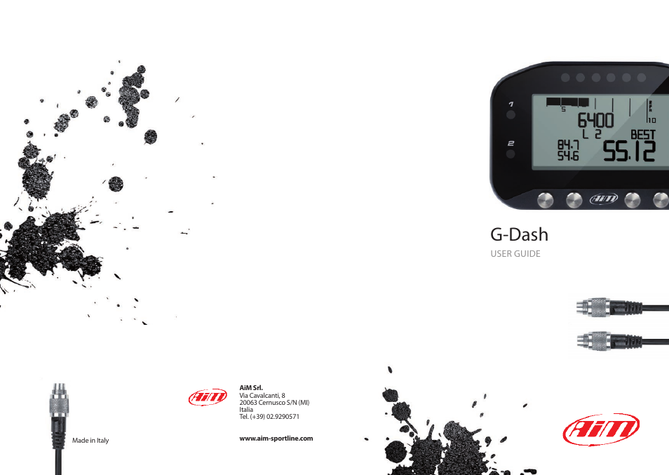 AiM G-Dash User Manual | 20 pages