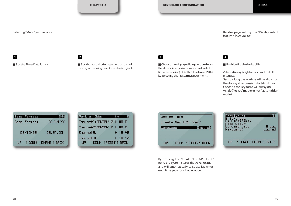 AiM G-Dash User Manual | Page 15 / 20