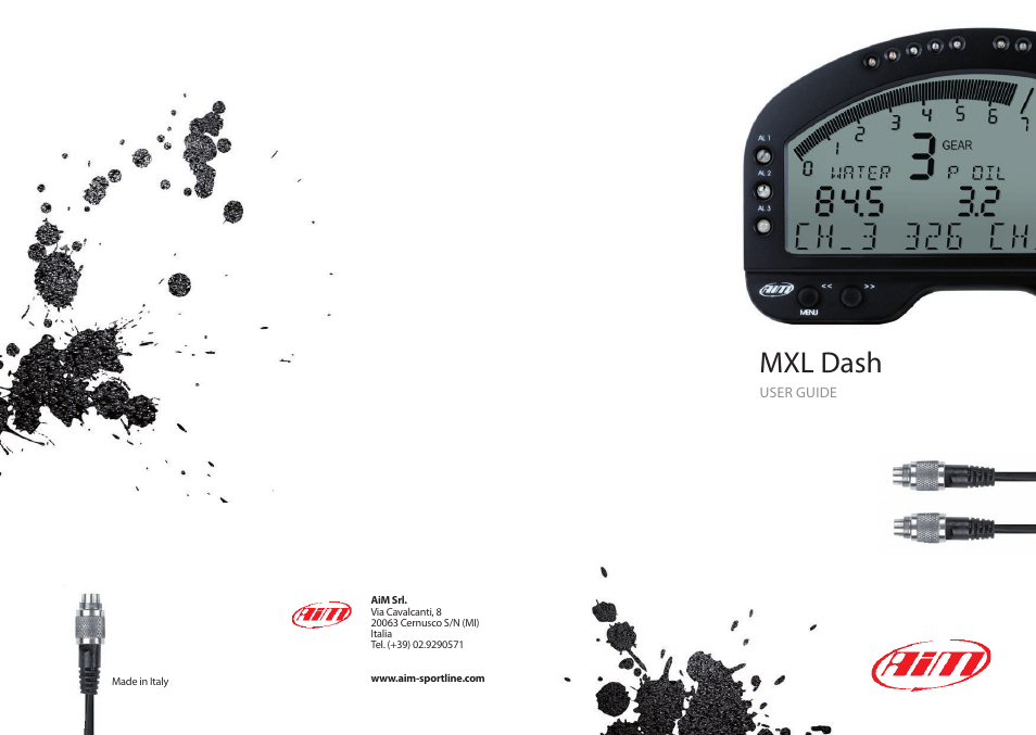 AiM MXL Dash User Manual | 10 pages