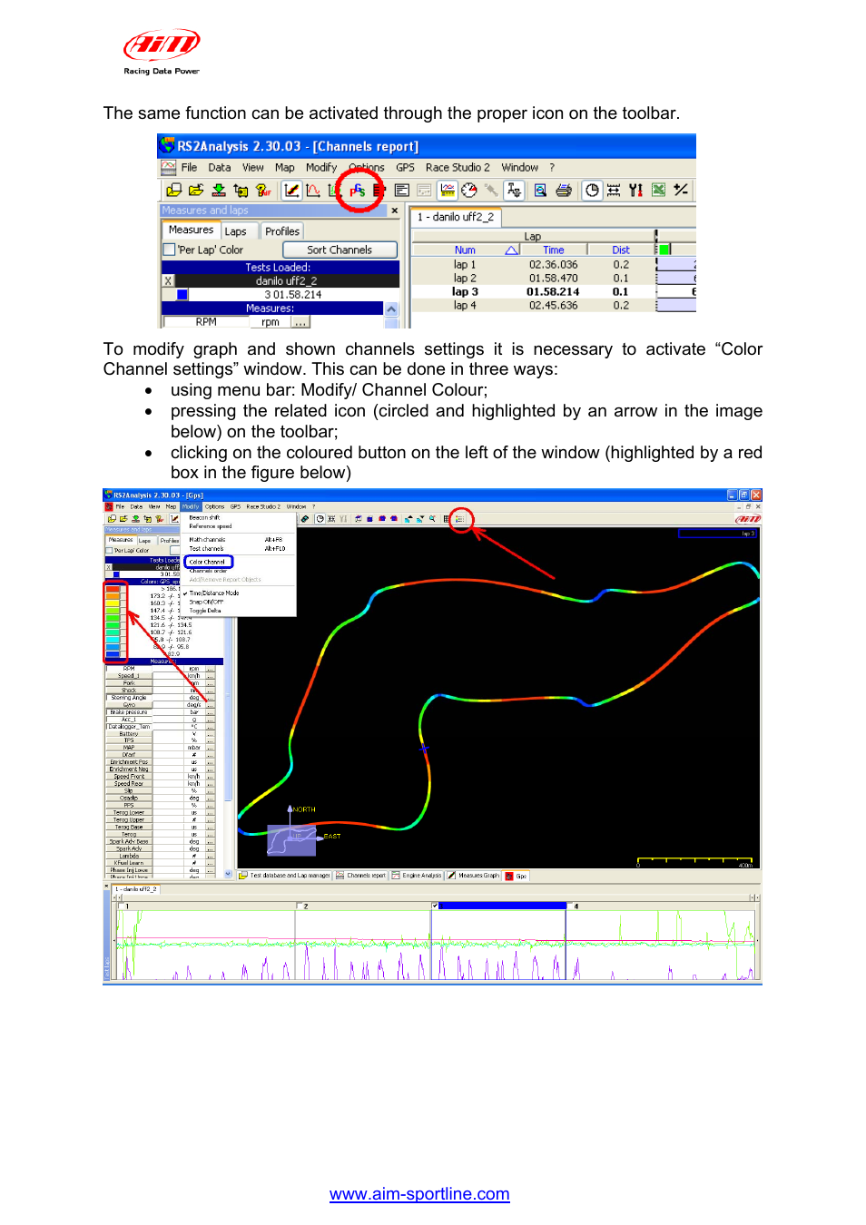 AiM GPS05 Module User Manual | Page 24 / 32