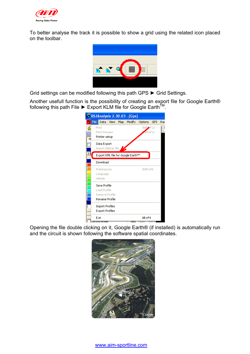 AiM GPS05 Module User Manual | Page 31 / 32