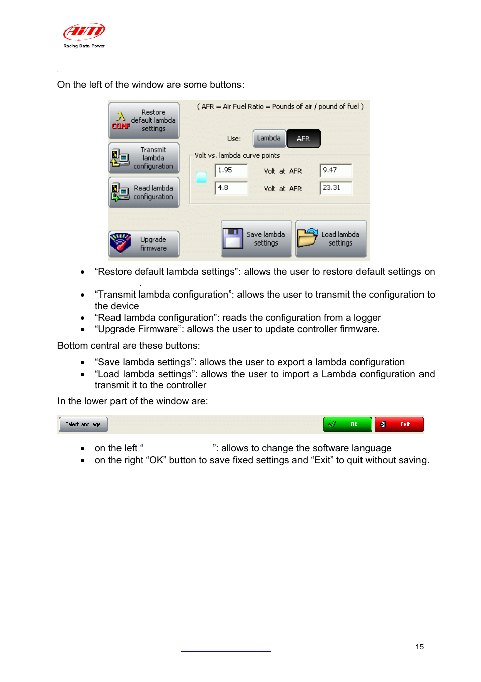 3 – the keyboard | AiM LCU-One CAN + Analog ver 1.05 User Manual | Page 16 / 36