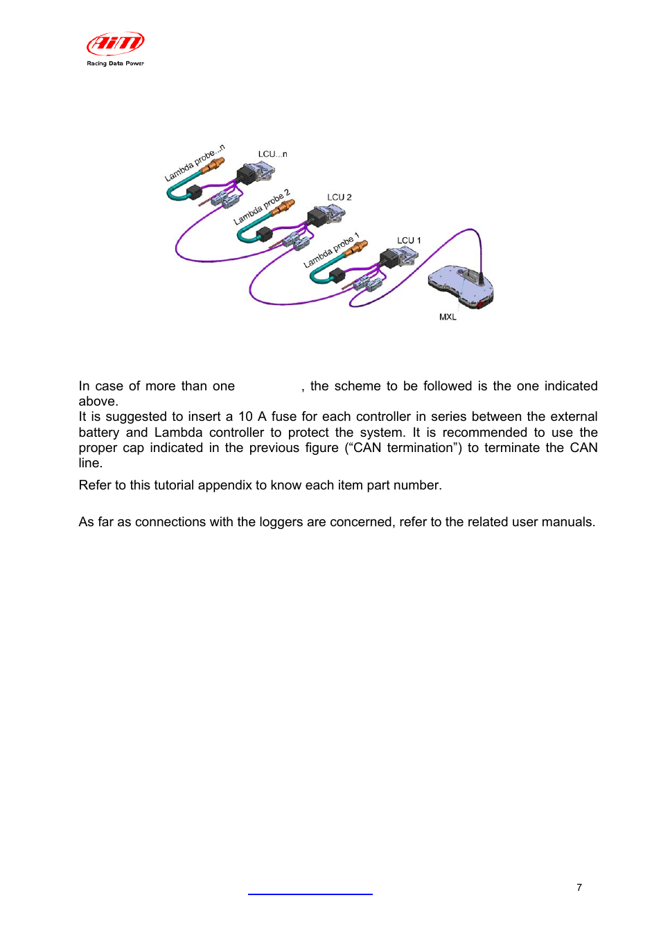 AiM LCU-One CAN + Analog ver 1.05 User Manual | Page 8 / 36
