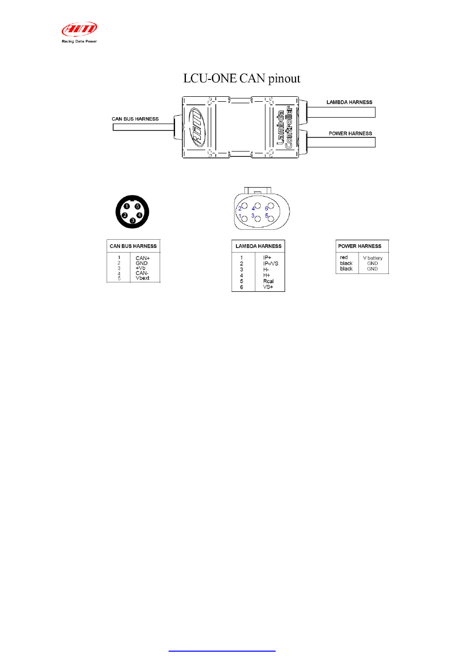 AiM LCU-One CAN for MXL/EVO3 User Manual | Page 16 / 16
