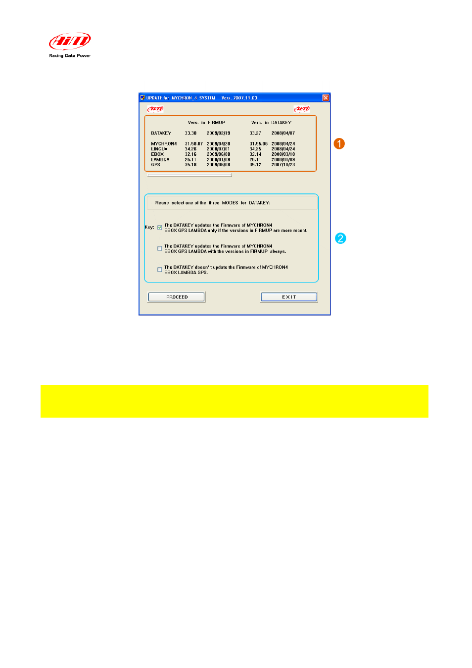 AiM Data Key User Manual | Page 3 / 4